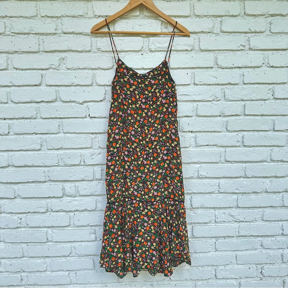 GANNI Joycedale slip dress 100% silk size XS (fits like XXS) - Picture 10 of 14